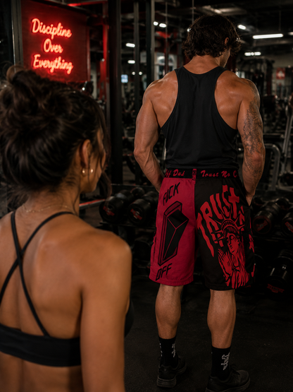 CaliPlanes "Trust No One" | Men's Cargo Shorts