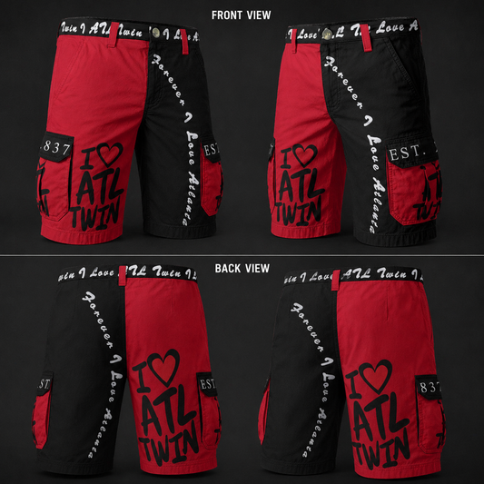 I Love ATL Twin Men's Cargo Shorts