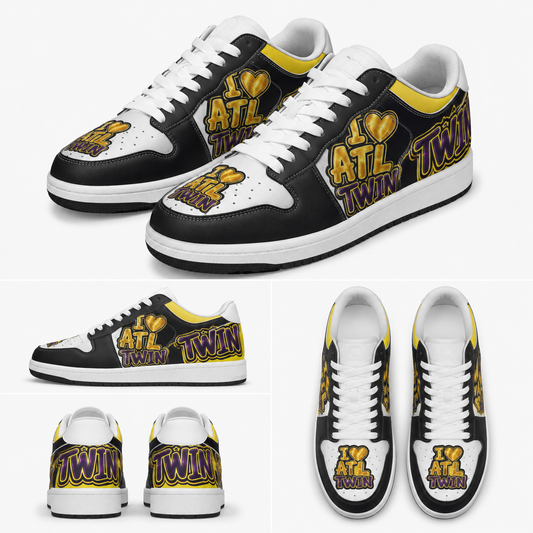"I Love ATL TWIN" Men's | Low State Leather Shoes