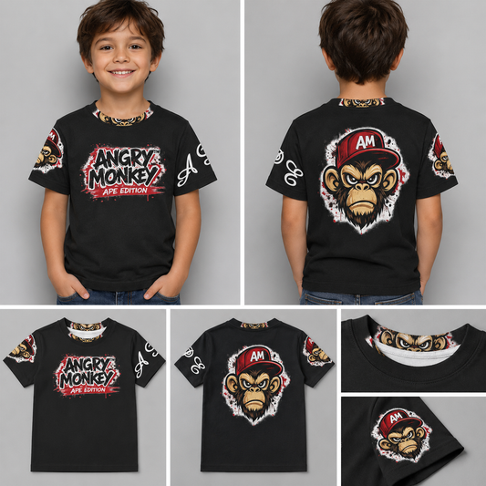 "Angry Monkey" Children's Short-Sleeve T-Shirt