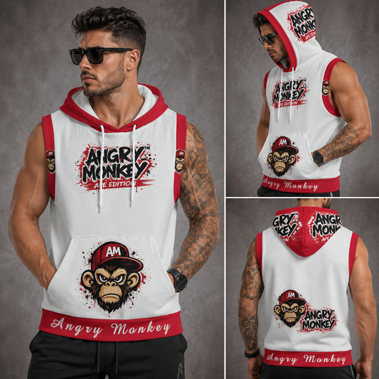 "Angry Monkey" | Unisex Hooded Vest