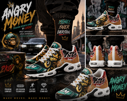 "Angry Monkey" Men's Air Cushion | Sports Shoes