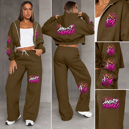 "Angry Monkey" Women’s Fleece Tracksuit