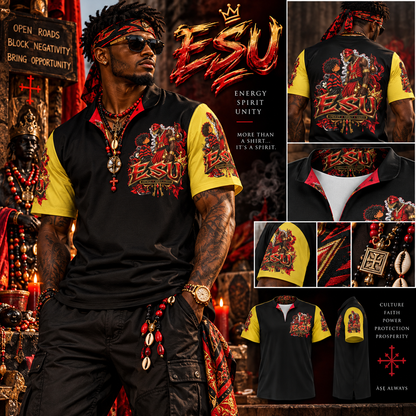 "ESU" Men's African Dashiki Shirt