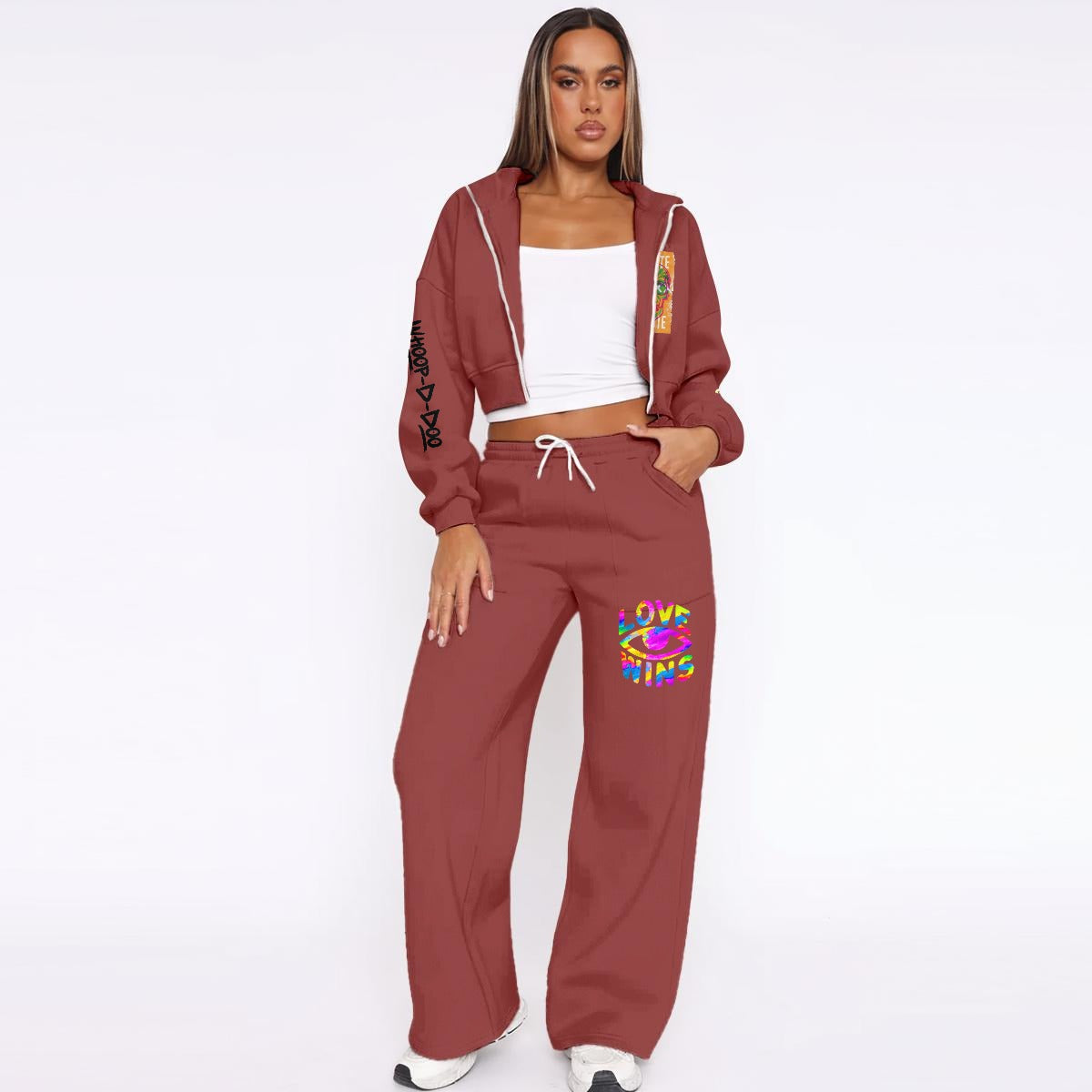 Women’s Tracksuit With Fleece|DTF