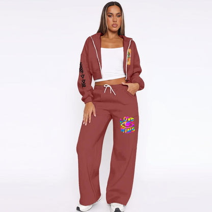 Women’s Tracksuit With Fleece|DTF