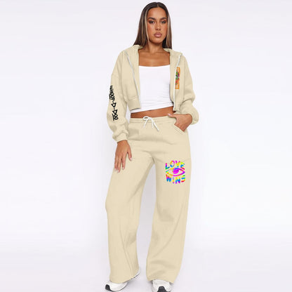 Women’s Tracksuit With Fleece|DTF