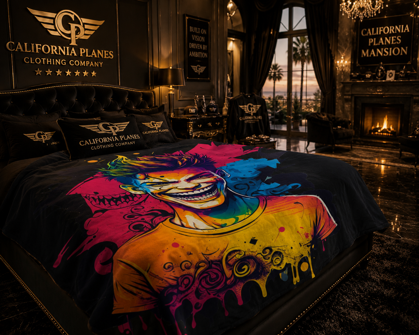 Gram Flannel Graphic Blanket