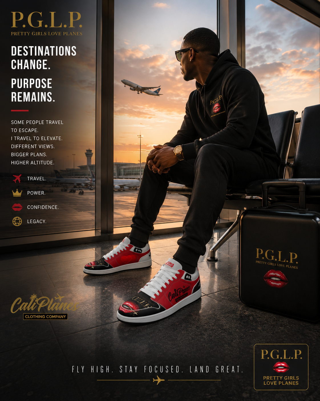 "P.G.L.P." Men's Leather Classic's"