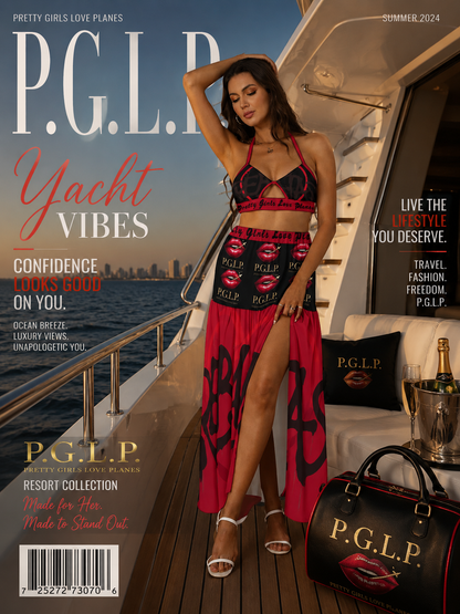 "P.G.L.P." Yacht Vibes Bikini Sun Dress"